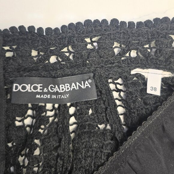 Dolce & Gabbana Crochet Lace Mini Skirt - Picture 10 of 10